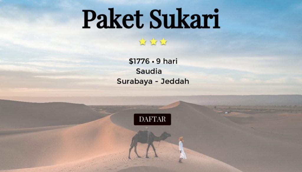 Paket Sukari with Saudia