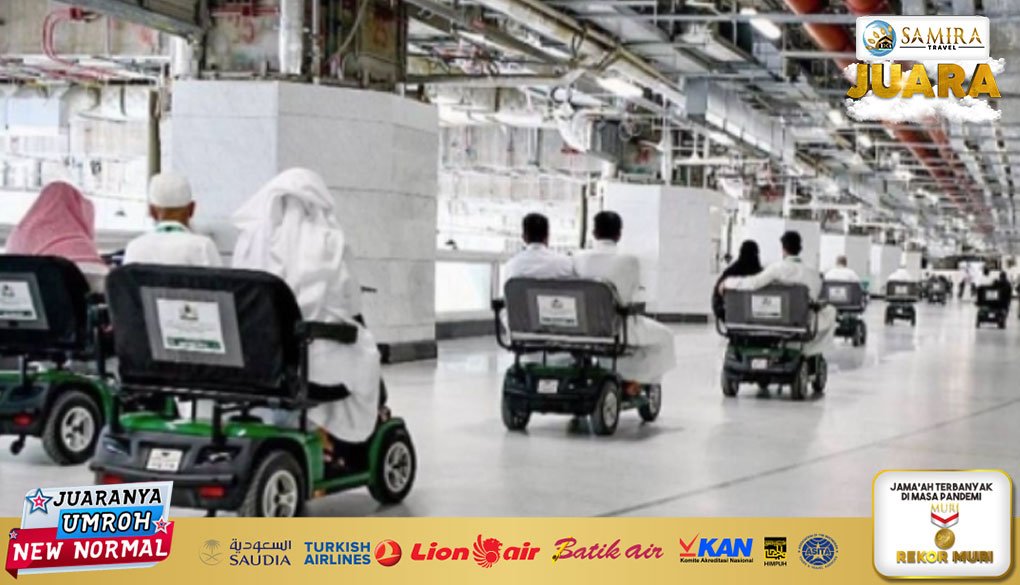 9 Ribu Kendaraan Listrik Tersedia di Masjidil Haram untuk Jemaah Lansia dan Disabilitas