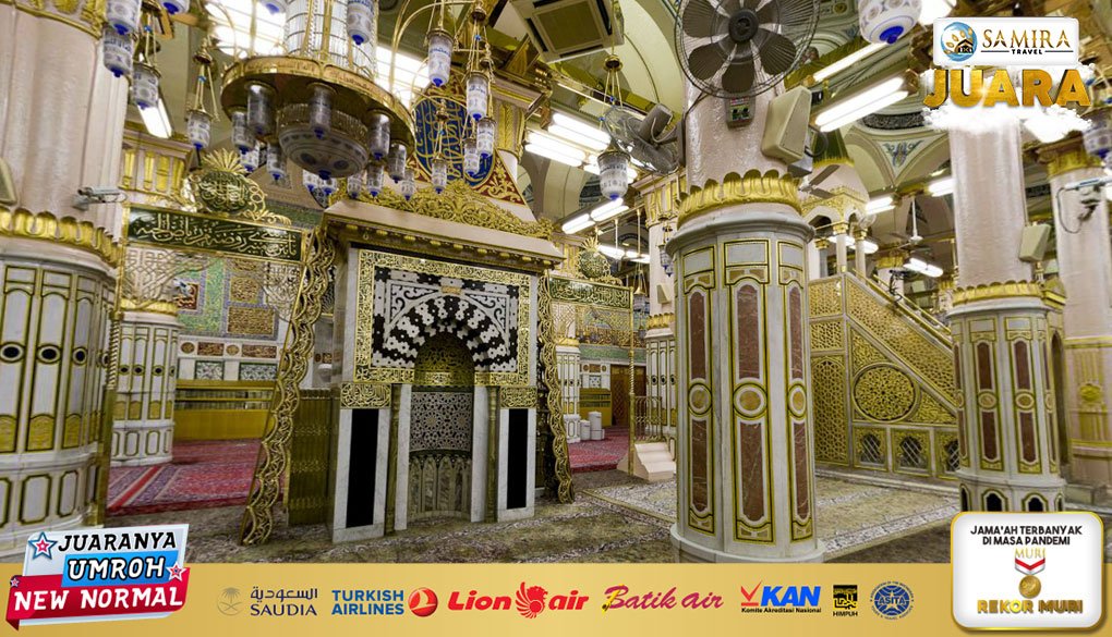 Beribadah di Raudhah Masjid Nabawi, Ini Tata Cara Masuknya