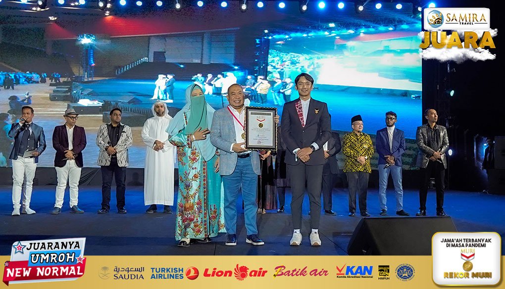 Samira Travel Raih Rekor MURI dalam Kategori Permbacaan Lafal Talbiyah Terbanyak