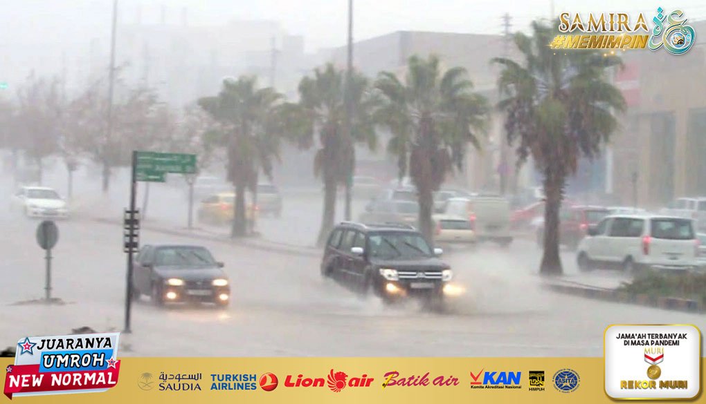 Waspada ! Makkah dan Madinah Hadapi Hujan