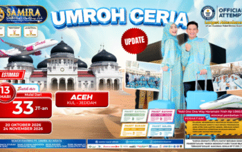 BROSUR UMROH REGULAR ACEH OKTOBER NOVEMBER 2026 - SAMIRA TRAVEL