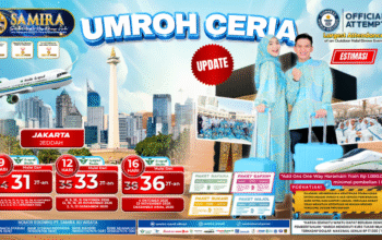 BROSUR UMROH REGULAR JAKARTA OKTOBER NOVEMBER DESEMBER 2026 - SAMIRA TRAVEL