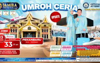 BROSUR UMROH REGULAR PEKANBARU 13 HARI OKTOBER NOVEMBER 2026