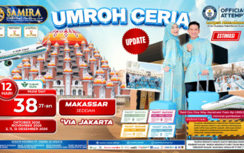 Umroh Regular Makassar 12 Hari Desember 2026