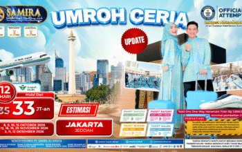 Umroh Regular Jakarta 12 Hari Oktober - November - Desember 2026